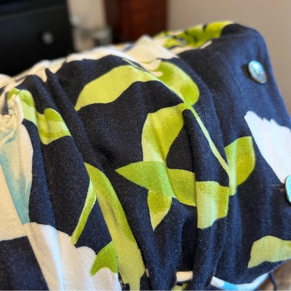 Vintage Floral Maxi Dress 100% Rayon Size 10 - Picture 6 of 6